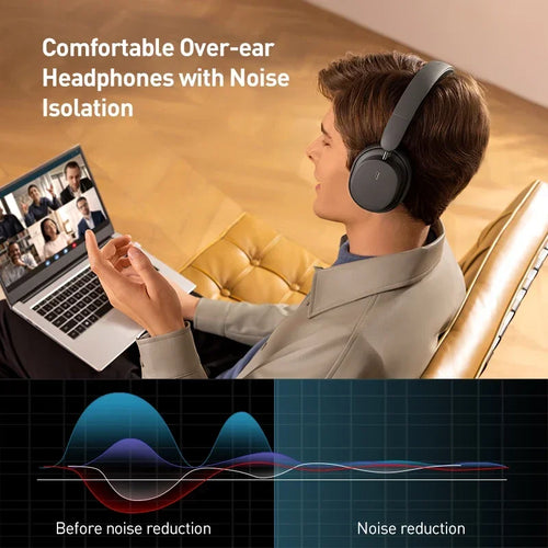 Baseus Silence Pro - Casque Bluetooth a Réduction de Bruit